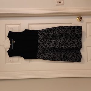 EUC mixed media sleeveless dress